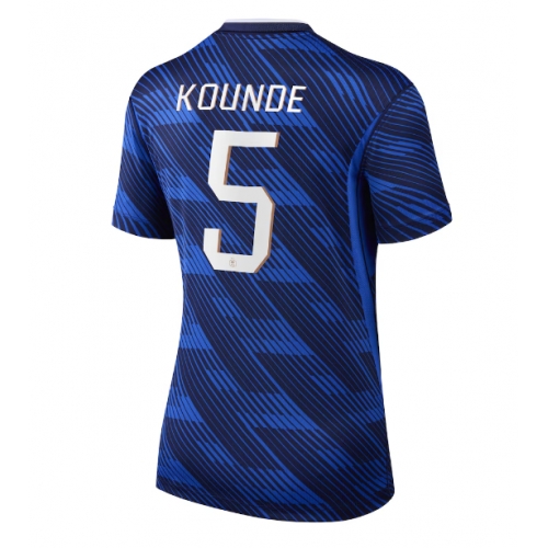 Billige Fotballdrakt Frankrike Jules Kounde #5 Replika Hjemmedrakt Dame VM 2026 Kortermet Billige Fotballdrakt Frankrike Jules Kounde #5 Replika Hjemmedrakt Dame VM 2026 Kortermet